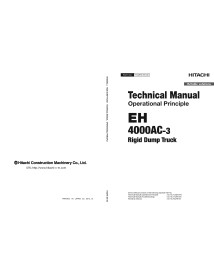 Hitachi EH 4000AC-3 caminhão basculante pdf princípio operacional manual técnico - Hitachi manuais - HITACHI-TOQFBEN00