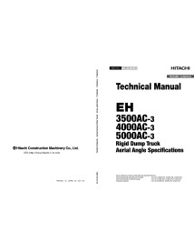 Hitachi EH 3500AC-3, EH 4000AC-3, EH 5000AC-3 caminhão basculante pdf manual técnico - Hitachi manuais - HITACHI-TQEB-EN-AA