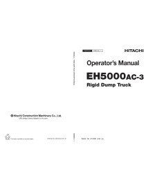 Hitachi EH 5000AC-3 dump truck pdf operator's manual  - Hitachi manuals - HITACHI-ENMQHA11