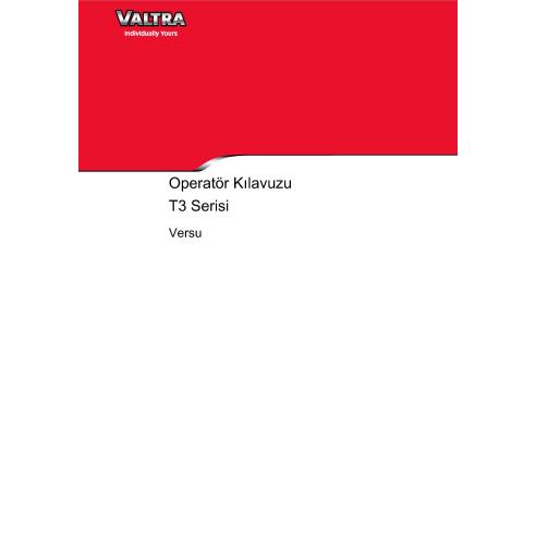 Tractor Valtra T153V, T163eV, T183V y T213V pdf manual del operador TR - Valtra manuales - VALTRA-39869472-TR