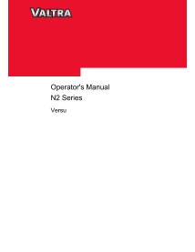 Manuel d'utilisation du tracteur Valtra N122V et N142V pdf - Valtra manuels - VALTRA-39846214-EN