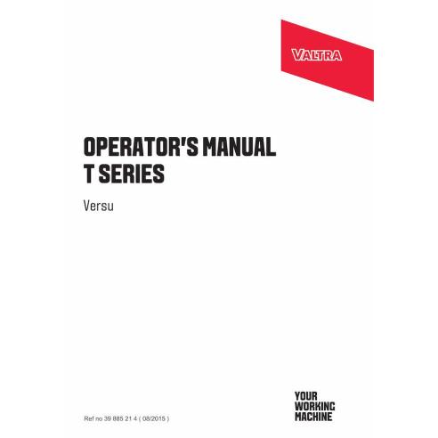 Manual del operador del tractor Valtra T144V, T154V, T174eV, T194V, T214V y T234V pdf - Valtra manuales - VALTRA-39885214-EN