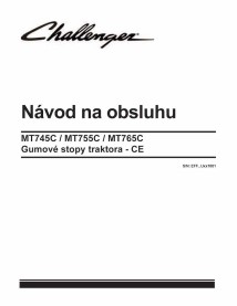 Challenger MT745C, MT755C, MT765C CE rubber track tractor pdf operator's manual SK - Challenger manuals - CHAL-79033482-SK