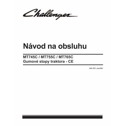 Challenger MT745C, MT755C, MT765C CE rubber track tractor pdf operator's manual SK - Challenger manuals - CHAL-79033482-SK