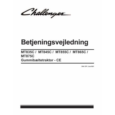 Challenger MT835C, MT845C, MT855C, MT865C, MT875C CE trator de esteiras de borracha pdf manual do operador DA - Challenger ma...