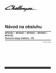 Challenger MT835C, MT845C, MT855C, MT865C, MT875C CE rubber track tractor pdf operator's manual SK - Challenger manuals - CHA...