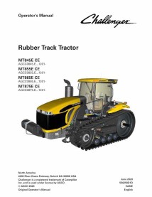 Challenger MT845E, MT855E, MT865E, MT875E CE tracteur à chenilles en caoutchouc pdf manuel d'utilisation - Challenger manuels...