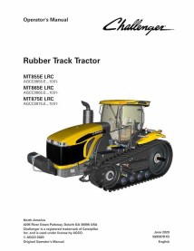 Challenger MT855E LTRC, MT865E LRC, MT875E LRC rubber track tractor pdf operator's manual  - Challenger manuals - CHAL-569587...