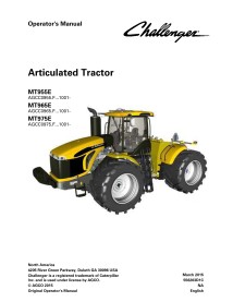 Challenger MT955E, MT965E, MT975E NA tractor pdf manual del operador - Challenger manuales - CHAL-556263D1C-EN
