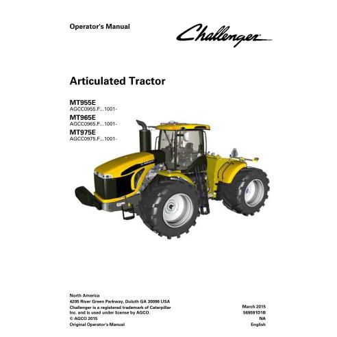 CHAL-569591D1B Challenger MT955E, MT965E, MT975E NA tractor pdf operator's manual