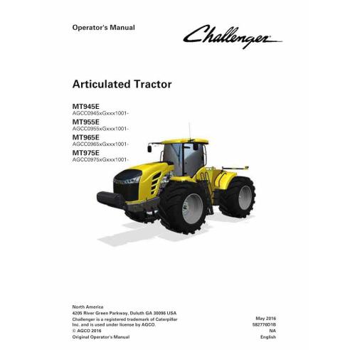 CHAL-582776D1B Challenger MT945E, MT955E, MT965E, MT975E NA AGCC0975xGxxx1001- trator pdf manual do operador RU