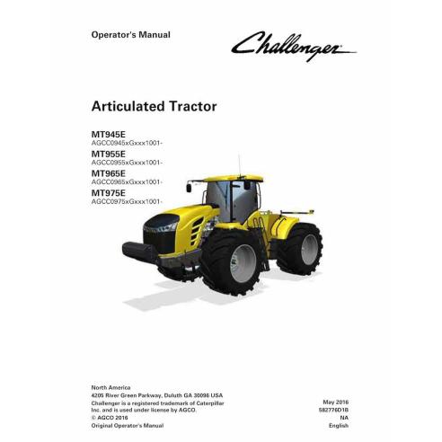 Challenger MT945E, MT955E, MT965E, MT975E NA AGCC0975xGxxx1001- manuel d'utilisation du tracteur pdf RU - Challenger manuels ...