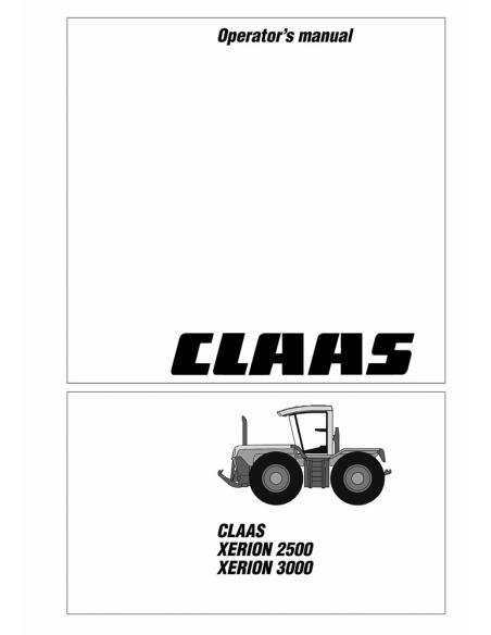 CLA-1881972 Claas Xerion 2500, manual do operador do trator 3000