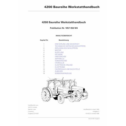 Massey Ferguson MF 4215, 4220, 4225, 4235, 4245, 4255, 4260, 4270 tractor pdf manual de taller DE - Massey Ferguson manuales ...