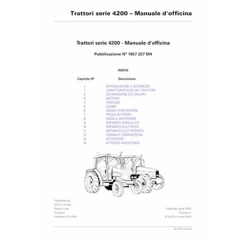 Massey Ferguson MF 4215, 4220, 4225, 4235, 4245, 4255, 4260, 4270 tractor pdf manual de taller IT - Massey Ferguson manuales ...
