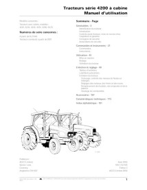 Massey Ferguson MF 4225, 4235, 4245, 4255, 4260, 4270 tracteur pdf manuel d'utilisation FR - Massey-Ferguson manuels - MF-185...