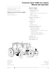 Massey Ferguson MF 4225, 4235, 4245, 4255, 4260, 4270 tractor pdf manual del operador ES - Massey Ferguson manuales - MF-1857...