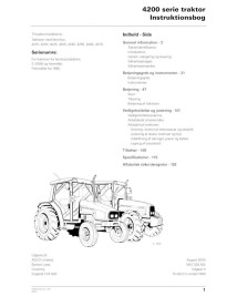 Massey Ferguson MF 4225, 4235, 4245, 4255, 4260, 4270 tracteur pdf manuel d'utilisation DA - Massey-Ferguson manuels - MF-185...