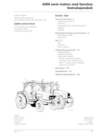 Massey Ferguson MF 4225, 4235, 4245, 4255, 4260, 4270 manuel d'utilisation du tracteur pdf NON - Massey-Ferguson manuels - MF...