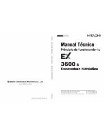 Excavadora hidráulica Hitachi EX 3600-6 pdf principio operativo manual técnico ES - Hitachi manuales - HITACHI-TO18M-ES