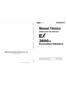 Hitachi EX 3600-6 escavadeira hidráulica pdf manual técnico de solução de problemas ES - Hitachi manuais - HITACHI-TT18M-ES