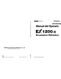 Hitachi EX 1200-6 excavadora hidráulica pdf manual del operador ES - Hitachi manuales - HITACHI-ESM18-ES