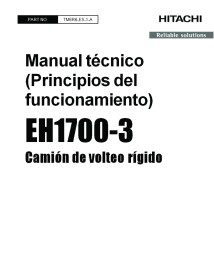 Camión volquete rígido Hitachi EH 1700-3 pdf principio de funcionamiento manual técnico ES - Hitachi manuales - HITACHI-TM8R6...