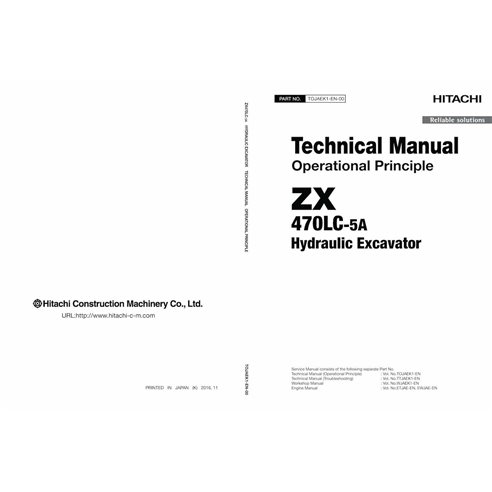 Hitachi ZX 470LC-5A excavadora hidráulica pdf manual del operador - Hitachi manuales - HITACHI-TOJAEK1-EN