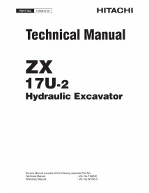 Hitachi ZX 17U-2 escavadeira hidráulica pdf manual técnico de solução de problemas - Hitachi manuais - HITACHI-T1MSE01