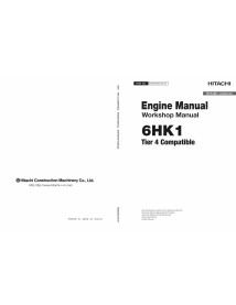 Manuel d'atelier pdf du moteur Hitachi 6HK1 Tier 4 - Hitachi manuels - HITACHI-EWDDN50-EN