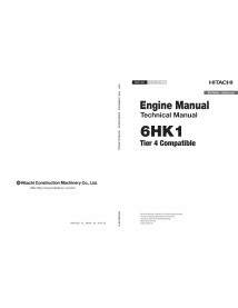 Hitachi 6UZ1 Tier 4 engine pdf technical manual  - Hitachi manuals - HITACHI-ETDDN50-EN