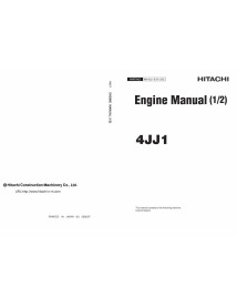 Hitachi 4JJ1 engine pdf workshop manual  - Hitachi manuals - HITACHI-KM4JJ1-01-02-EN