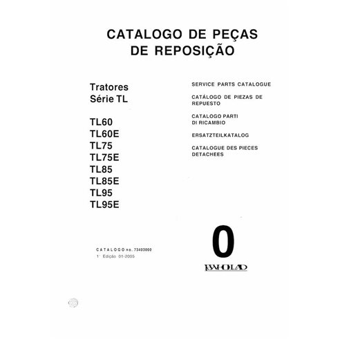 New Holland TL60, TL60E, TL75, TL75E, TL85, TL85E, TL95, TL95E multilanguage tractor pdf parts catalog  - New Holland Agricul...