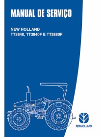 New Holland TT3840, TT3840E, TT3840F tracteur pdf manuel d'entretien PT - Nouvelle-Hollande Agriculture manuels - NH-73403876-PT