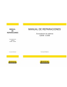 New Holland E265B - E305B escavadeira hidráulica pdf manual de reparo ES - New Holland Agricultura manuais - NH-87746513A-ES