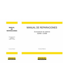 New Holland E265B - E305B hydraulic excavator pdf repair manual ES - New Holland Agriculture manuals - NH-87746513A-ES