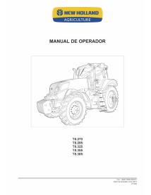 New Holland T8.270, T8.295, T8.325, T8.355, T8.385 trator pdf manual do operador PT - New Holland Agricultura manuais - NH844...