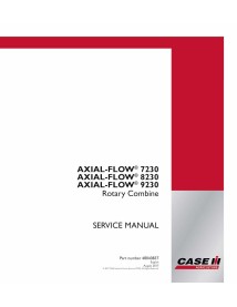 Manual de serviço da colheitadeira Case IH 7230, 8230, 9230 Axial-Flow pdf - Caso IH manuais - CASE-48040837-EN