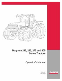 CASE-87572967 Case IH Magnum 215, 245, 275, 305 tracteur manuel d'utilisation pdf