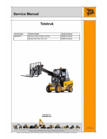 Jcb Teletruk 2.0 D/G, 2.5D/G, 3.0 D/G, 4x4 3.0D, 4x4 3.5 D forklift service manual - JCB manuals - JCB-9803-9510