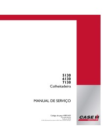 Case IH Axial-Flow 5130, 6130, 7130 combinar pdf manual de servicio PT - Caso IH manuales - CASE-47871437-PT