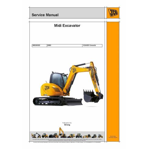 Manual de servicio de la miniexcavadora jcb 8080 - JCB manuales - JCB-9803-9330