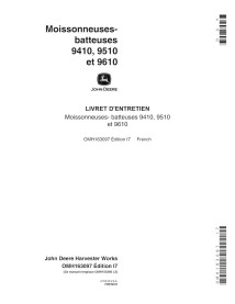 JD-OMH163097-FR Manual del operador de la cosechadora John Deere 9410, 9510, 9610 FR (OMH163097)