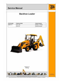 Jcb 2CX, 2DX, 210, 212 backhoe loader service manual - JCB manuals - JCB-9803-7110