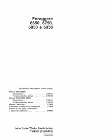 TM4586-IT Manual técnico do trator John Deere 6650, 6750, 6850, 6950 (TM4586)