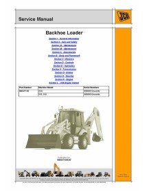 Jcb 2CX, 210, 212 backhoe loader service manual - JCB manuals - JCB-9803-7130