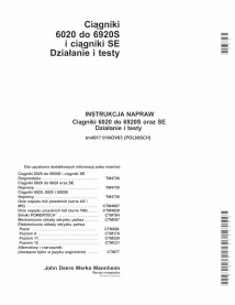 TM4917-PL Manual de diagnóstico e testes para tratores John Deere 6020, 6120, 6220, 6320, 6420, 6420S, 6520, 6620, 6820, 6920...