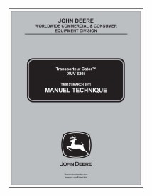 John Deere Gator XUV 620i véhicule utilitaire pdf manuel technique FR - John Deere manuels - JD-TM9151-FR