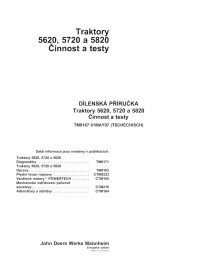 John Deere 5620, 5720, 5820 tractor pdf operation & test technical manual CZ - John Deere manuals - JD-TM8167-CZ