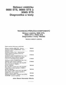 TM2382-CZ Manual de diagnóstico e testes da colheitadeira John Deere 9880 STS, 9880i STS, 9560i STS CZ (TM2382)
